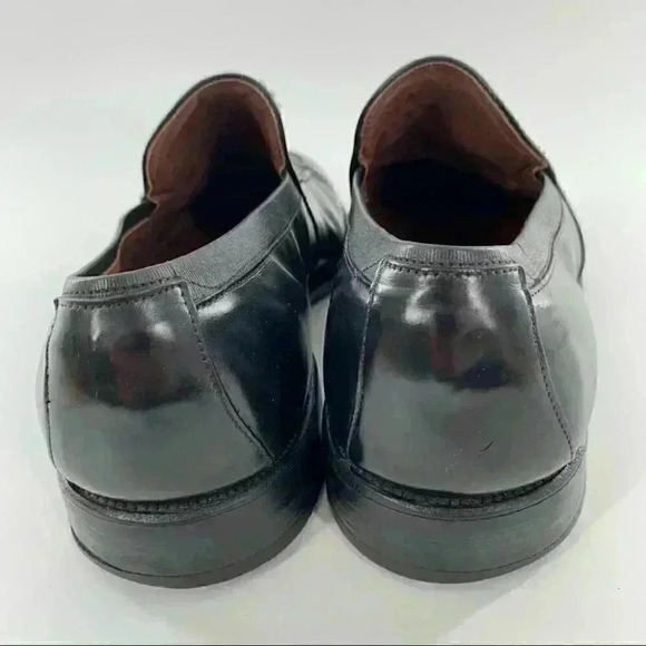 Allen Edmonds Ethan size 9.5 black leather vintage 90s slip on tassel loafers main image 8
